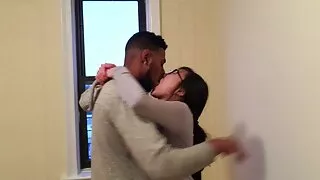 الدهون الأبنوس فتاة مارس اجنبي سكسي الجنس من الصعب من قبل حشد كامل من عشاق